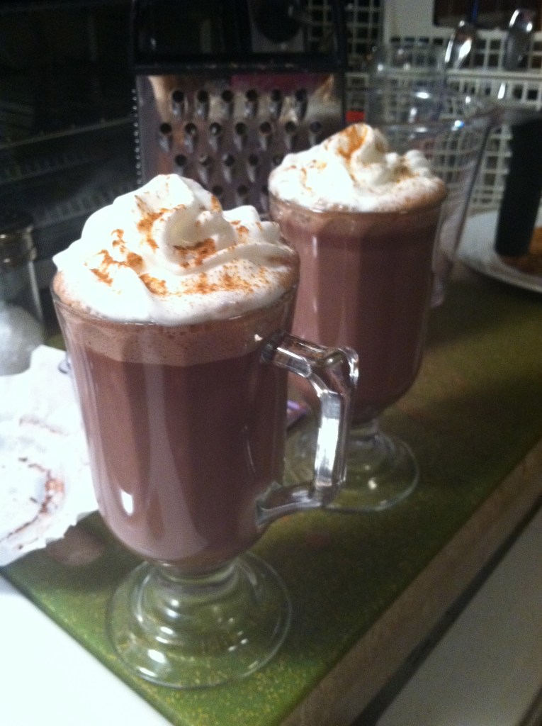 Stone ground Mexican hot chocolate