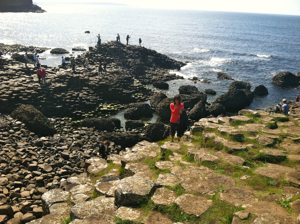 Taryn, surrounded by strange people