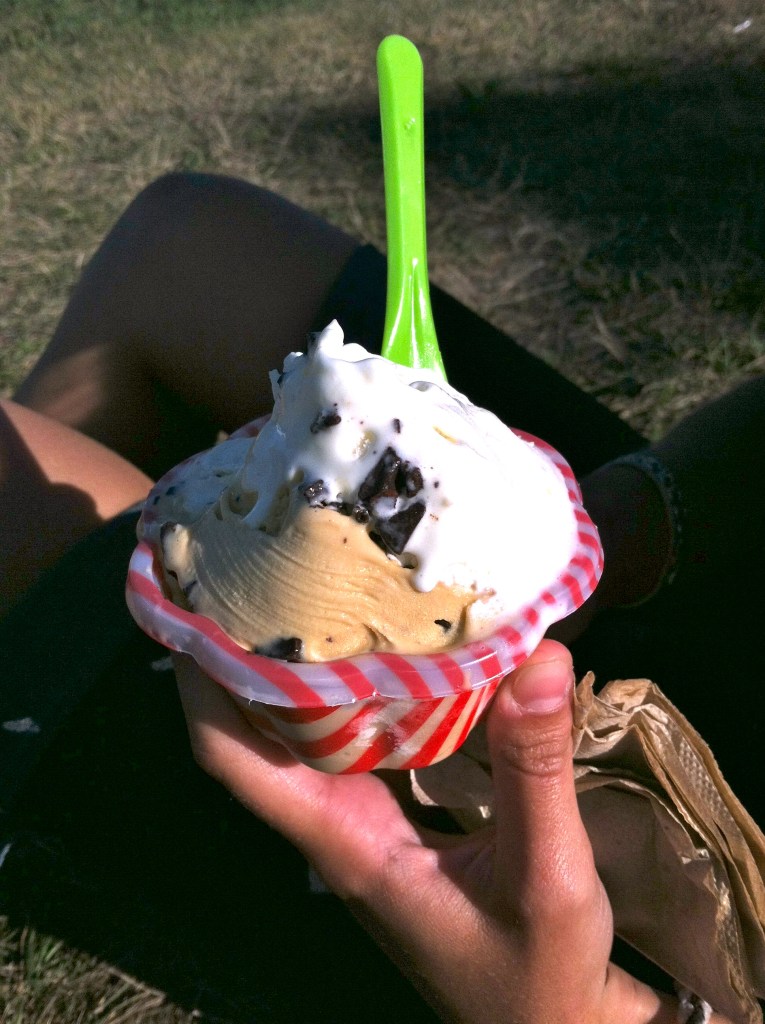 Salted Caramel and chocolate (left) and Coconut Almond 
