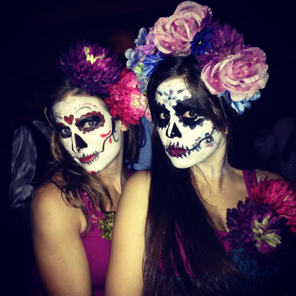 We even scared each other by how scary (and awesome) we looked.