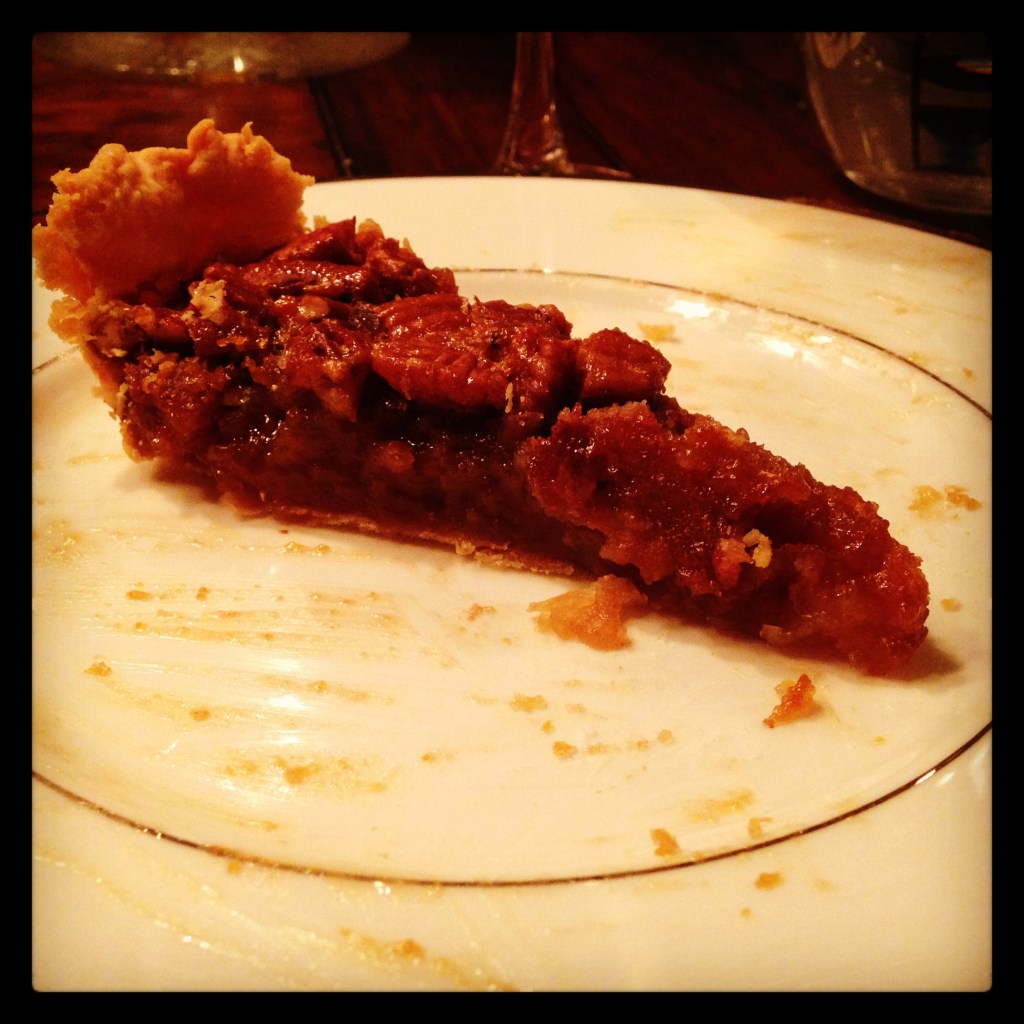 You can tell by the leftover scrapings on the plate this wasn't my first piece.