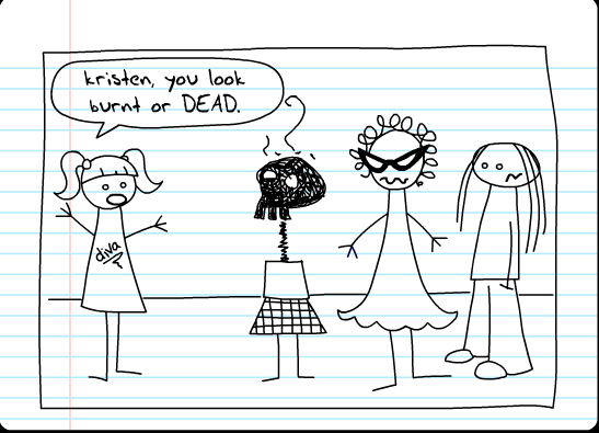 Strong Bad, the cheerleader skit