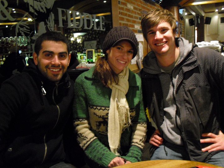 These are Aussies, but I met them in Scotland and we became friends. Coincidentally, they’re the first people with whom I ever ate haggis.