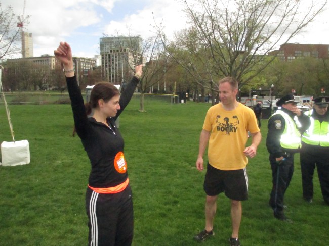 M-Dog: what are you going to do? Jenny: This?