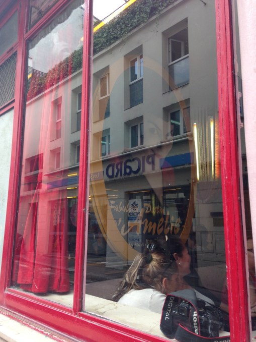 There’s a poster of Amelie inside, but it looks like I’ve captured the reflection of a creepily seductive ghost.