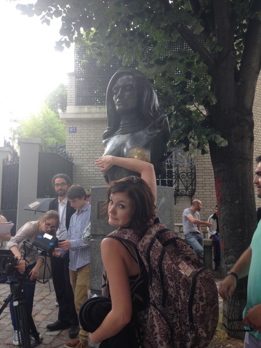 Lauren tries to help her be modest.