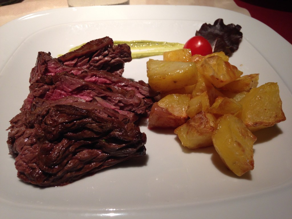 The lighting is bad, but that's meat and potatoes.