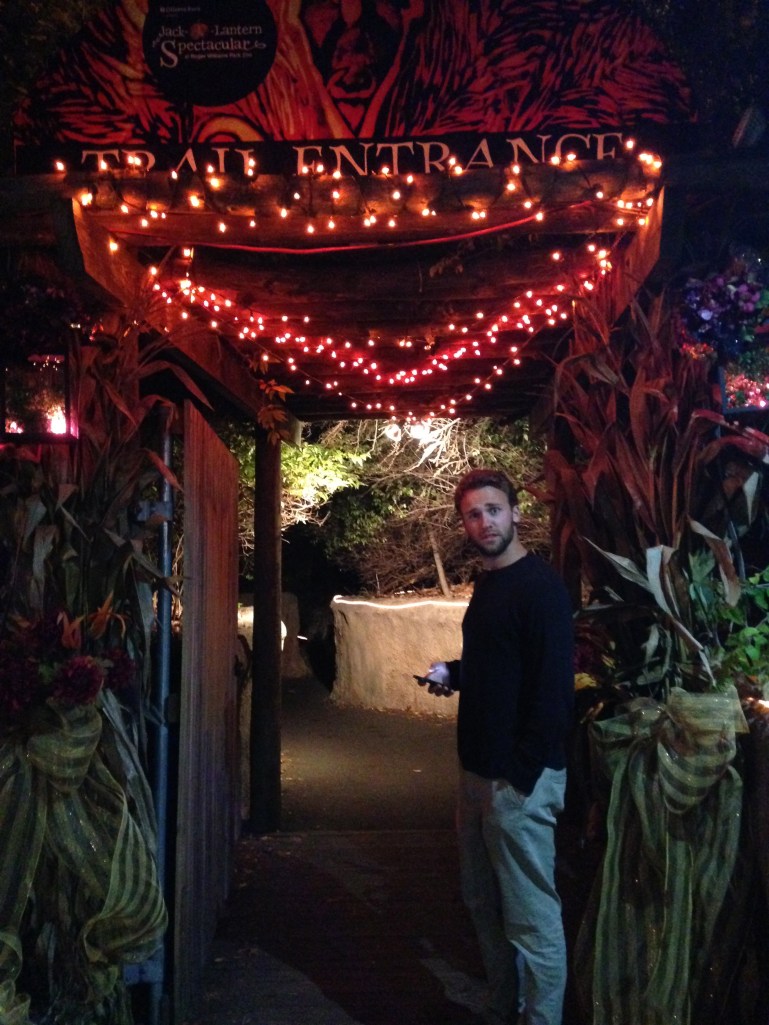 Brad, looking excited to start the trail with me.