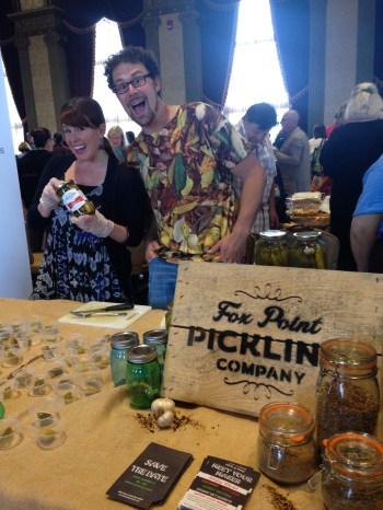 This vegetable pickling was started by a man named Ziggy Goldfarb. I think they should change the company name.